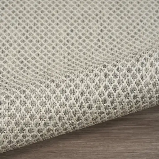Ivory Geometric Power Loom Area Rug Photo 9