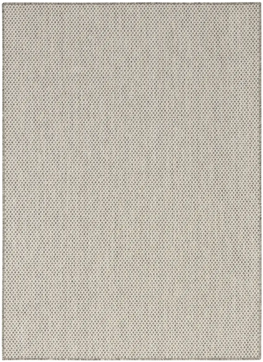 Ivory Geometric Power Loom Area Rug Photo 3