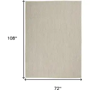 Photo of Ivory Geometric Power Loom Area Rug