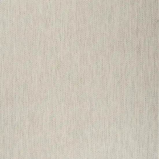 Ivory and Silver Indoor Outdoor Area Rug Photo 6