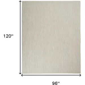 Photo of Ivory Geometric Power Loom Area Rug