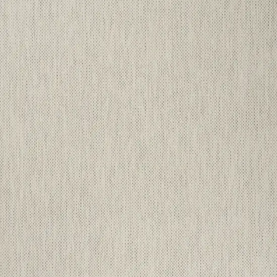 Ivory And Silver Indoor Outdoor Area Rug Photo 6