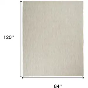 Photo of Ivory Geometric Power Loom Area Rug