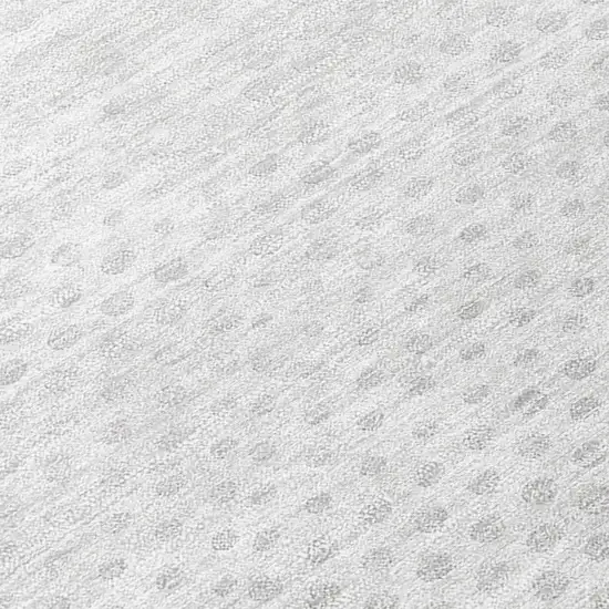Ivory Geometric Washable Non Skid Indoor Outdoor Area Rug Photo 8