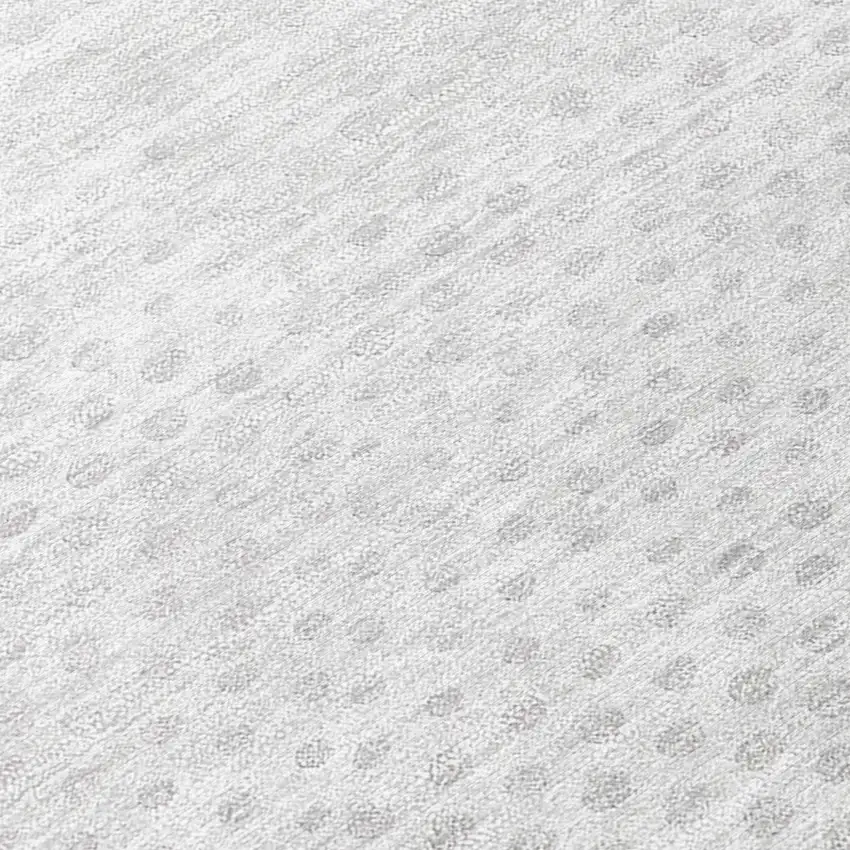 Ivory Geometric Washable Non Skid Indoor Outdoor Area Rug Photo 8