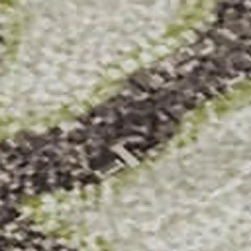 Ivory Gold And Beige Oriental Washable Area Rug With UV Protection Photo 2