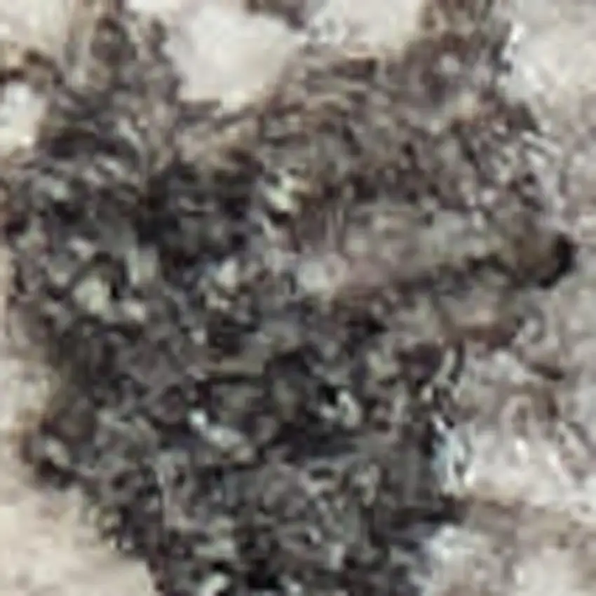 Ivory Gray And Orange Abstract Area Rug Photo 3