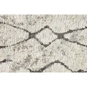 Photo of Ivory Gray And Taupe Abstract Stain Resistant Area Rug