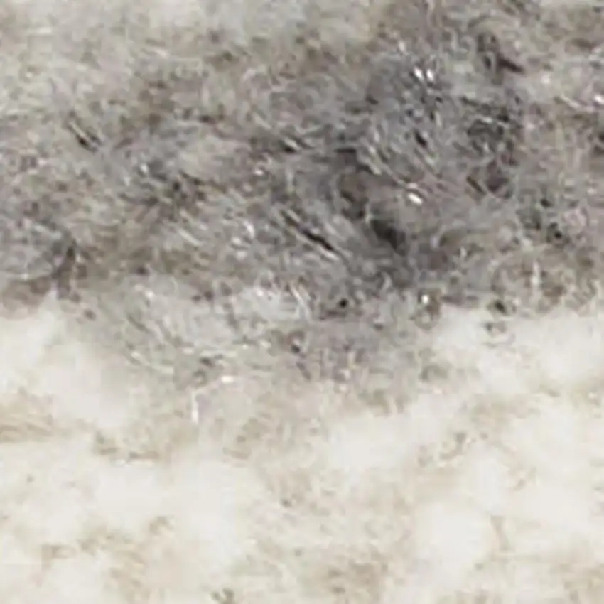 Ivory Gray and Brown Abstract Non Skid Area Rug Photo 1