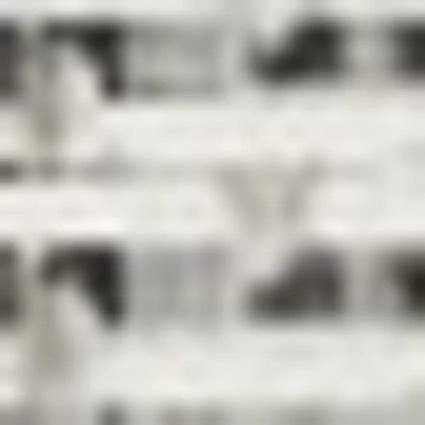 Ivory Gray and Brown Abstract Non Skid Area Rug Photo 5