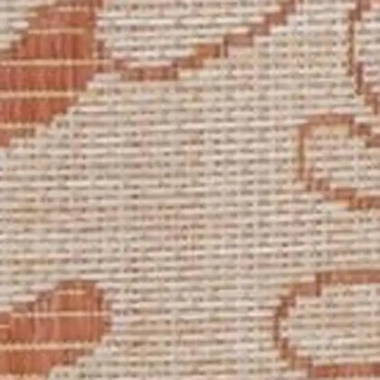 Ivory Gray and Brown Abstract Non Skid Area Rug Photo 3