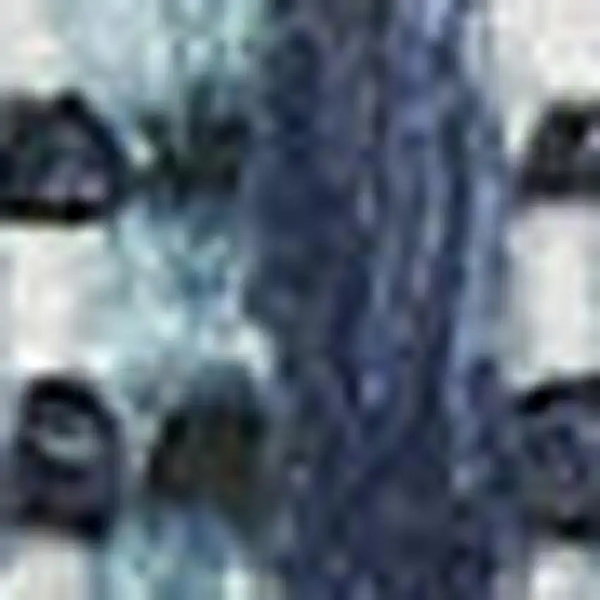 Ivory Gray and Brown Abstract Non Skid Area Rug Photo 5