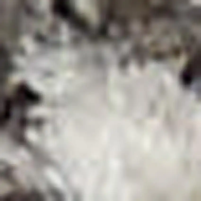 Ivory Gray and Golden Brown Abstract Area Rug Photo 3