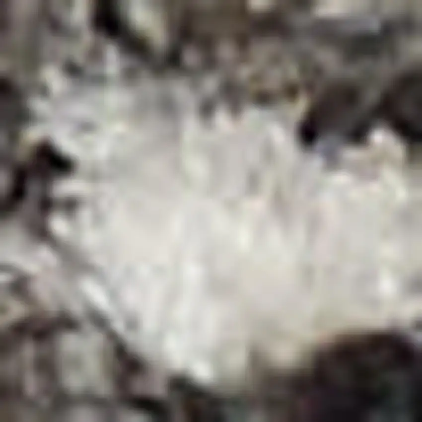 Ivory Gray and Golden Brown Abstract Area Rug Photo 4