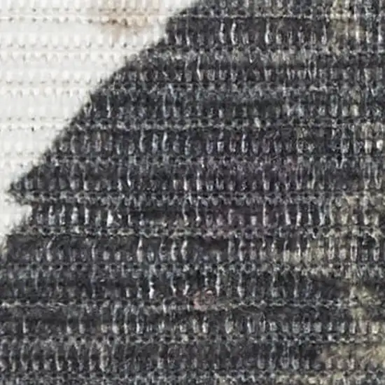 Ivory Green and Red Floral Power Loom Washable Non Skid Area Rug Photo 3