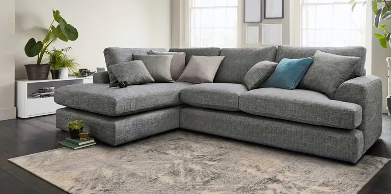Ivory - Grey Area Rug Photo 3