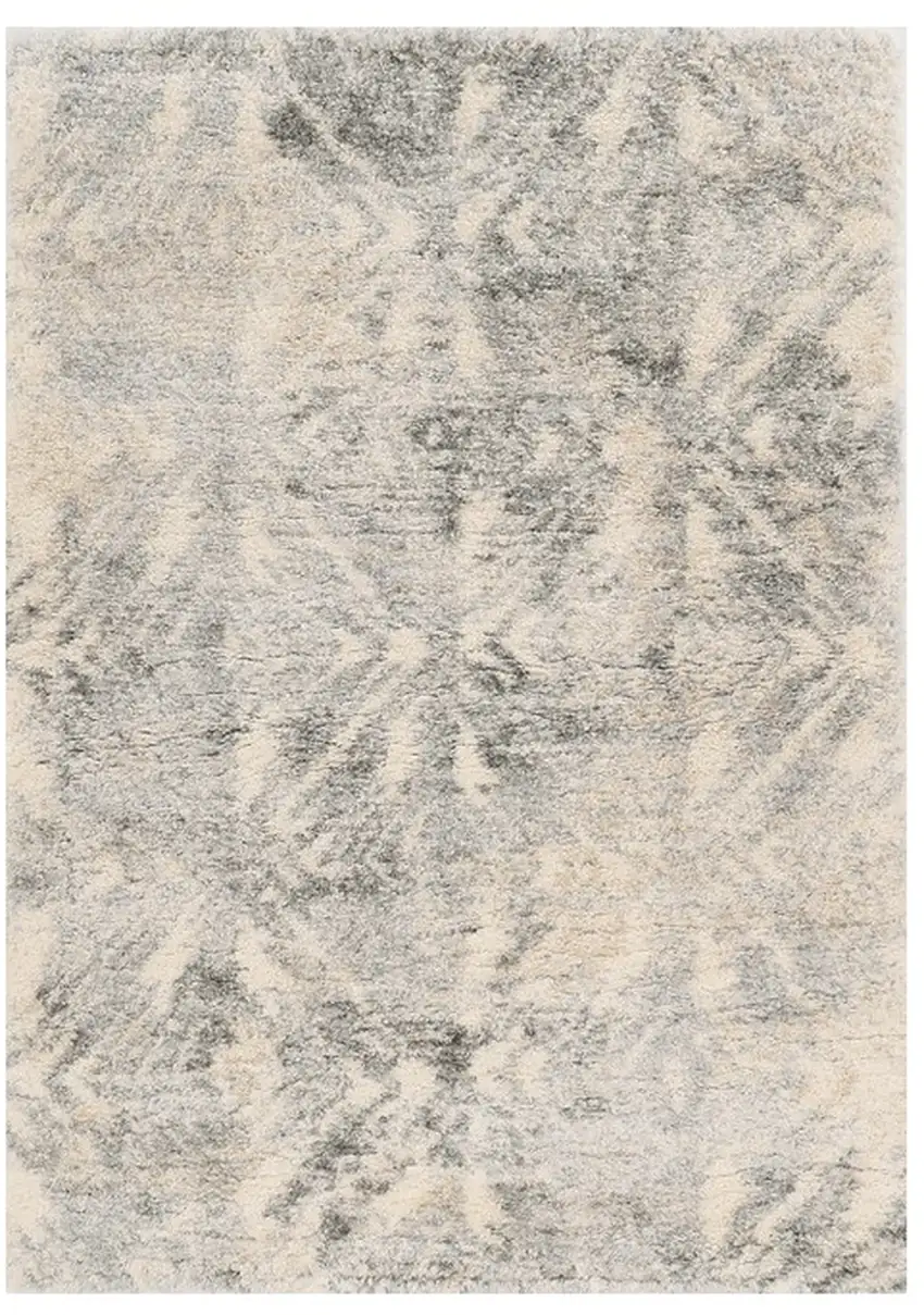 Polypropylene Ivory Or Grey Area Rug Photo 2