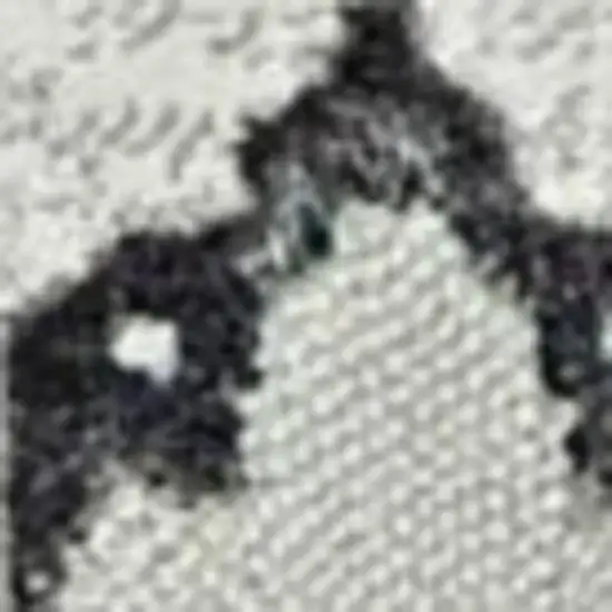 7' Gray And Ivory Floral Medallion Area Rug Photo 4