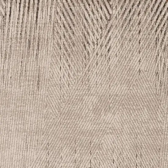 Ivory And Gray Geometric Area Rug Photo 7