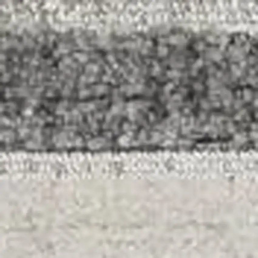 94 X 130 Ivory  Grey Polyester Rug Photo 5