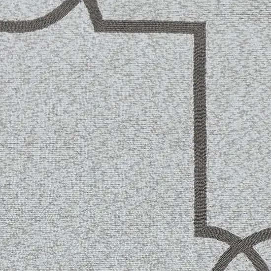 Ivory Indoor Outdoor Area Rug Photo 6