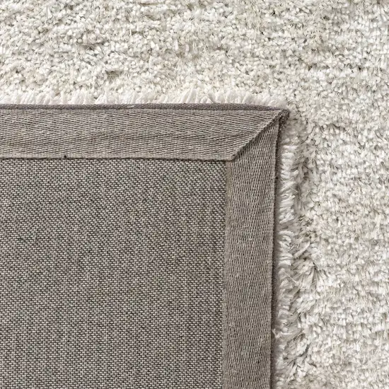 Ivory Hand Loomed Area Rug Photo 8