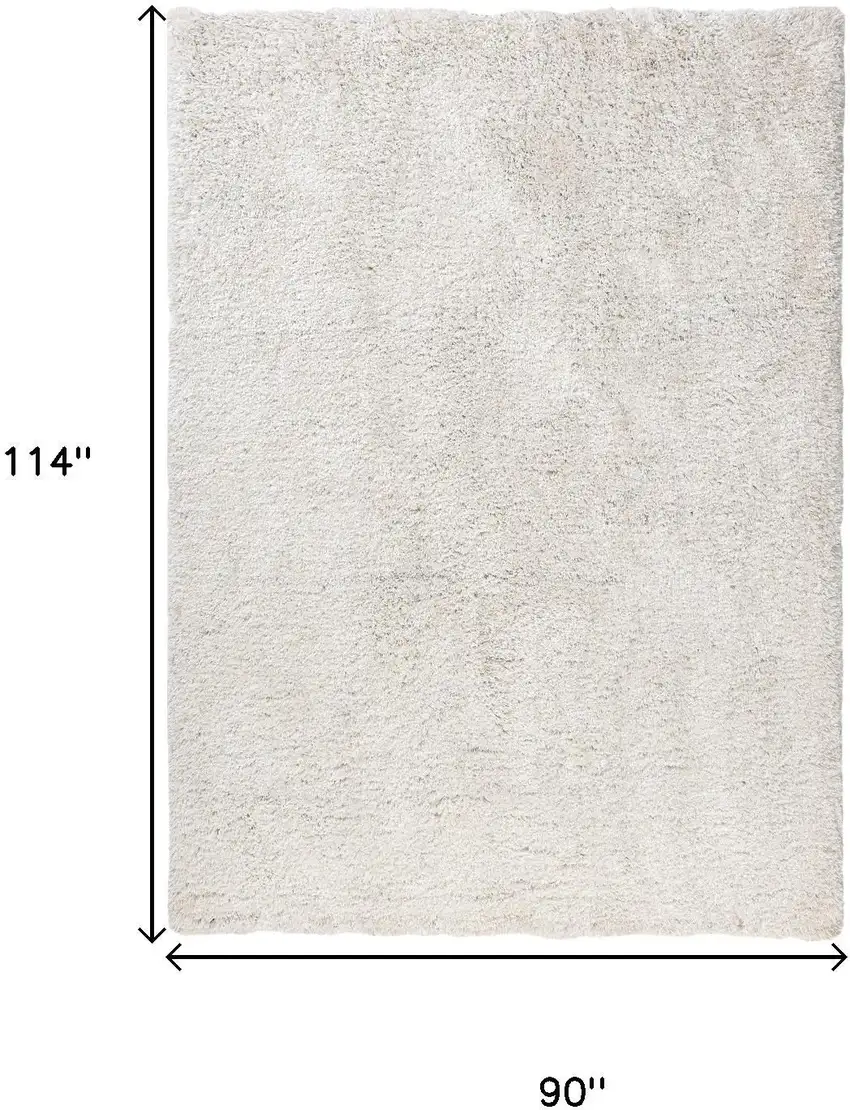 Ivory Hand Loomed Area Rug Photo 3