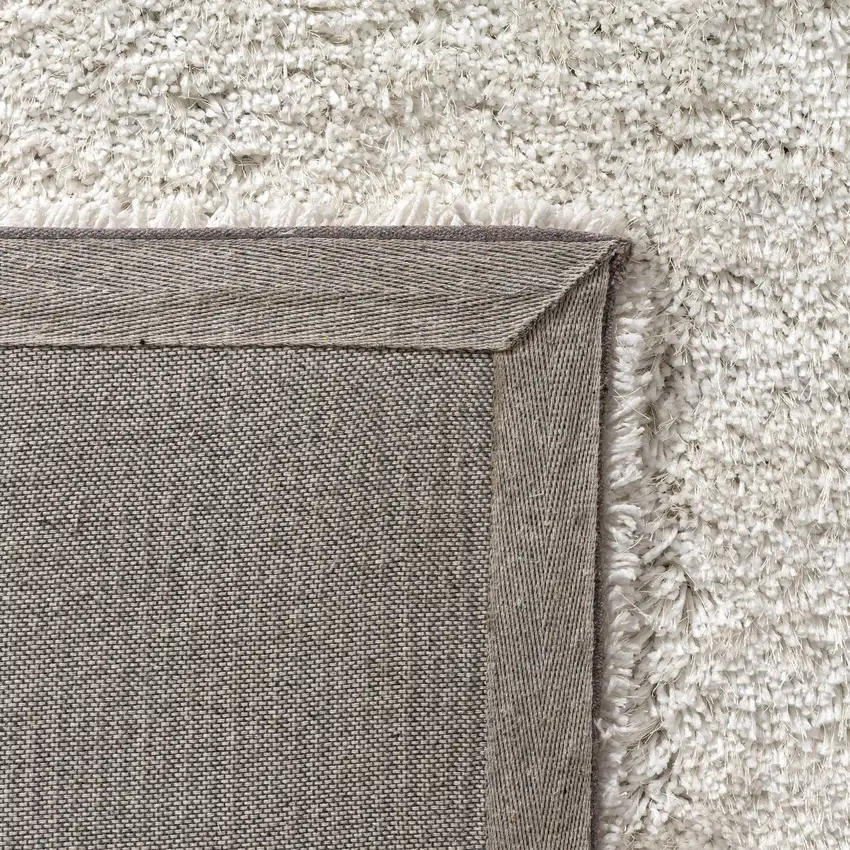 Ivory Hand Loomed Area Rug Photo 8