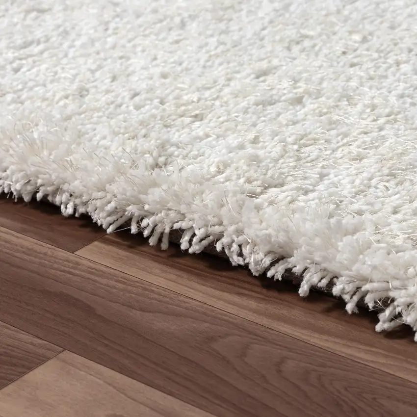 Ivory Hand Loomed Area Rug Photo 5