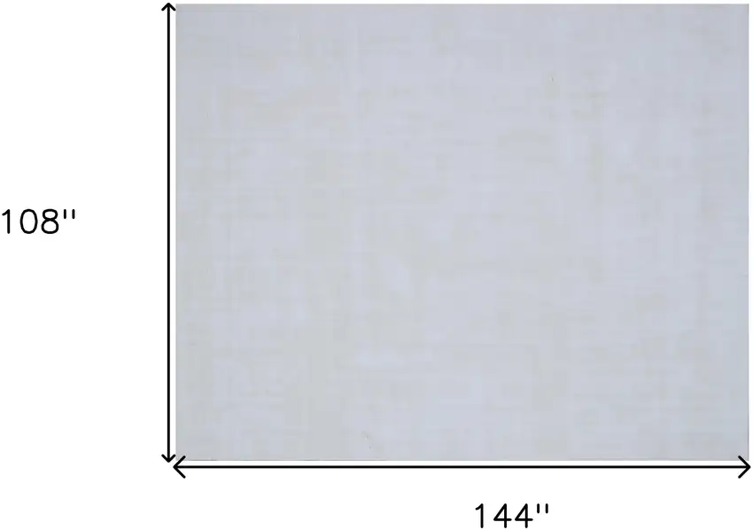 Ivory Hand Loomed Area Rug Photo 8