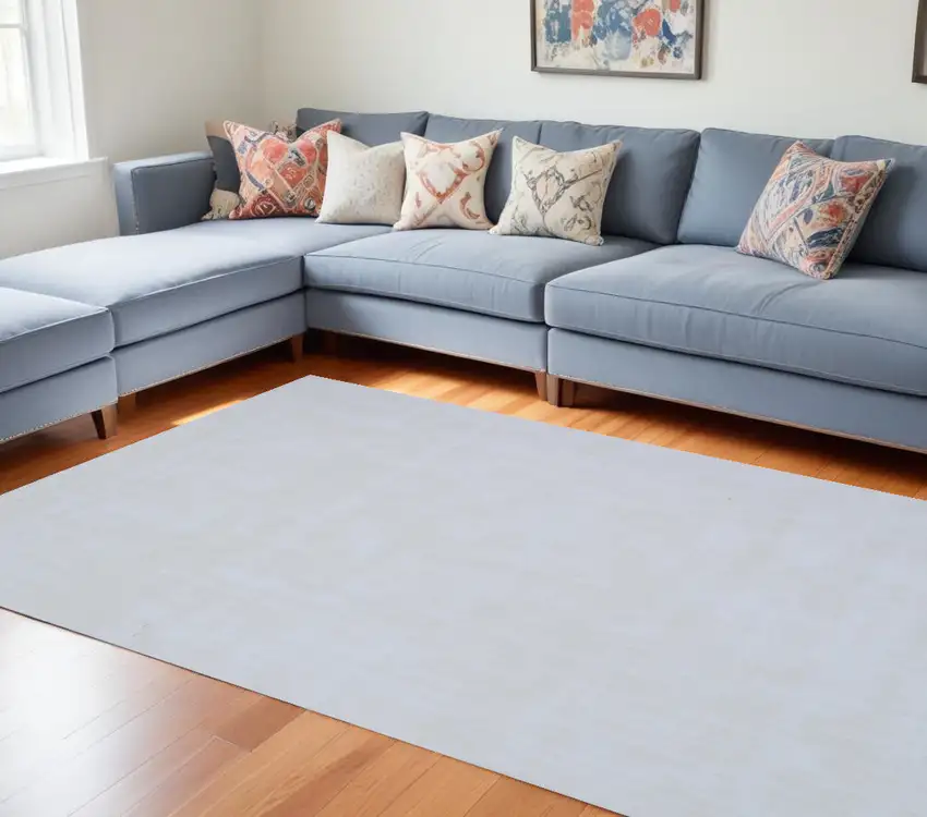 Ivory Hand Loomed Area Rug Photo 1