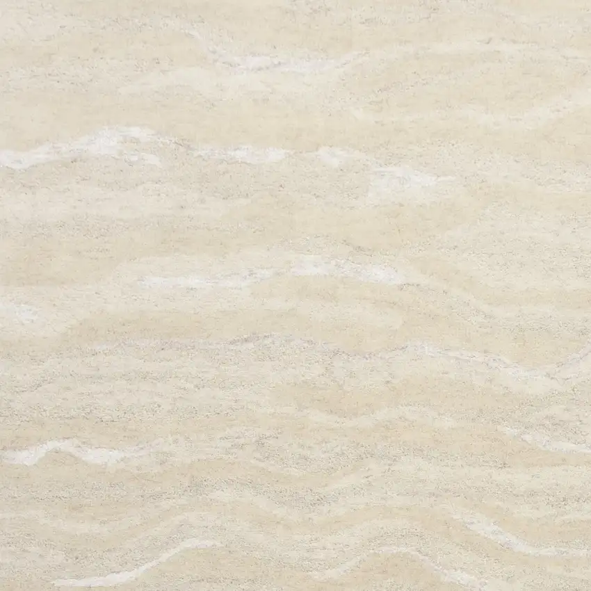 Ivory Hand Tufted Abstract Indoor Area Rug Photo 3