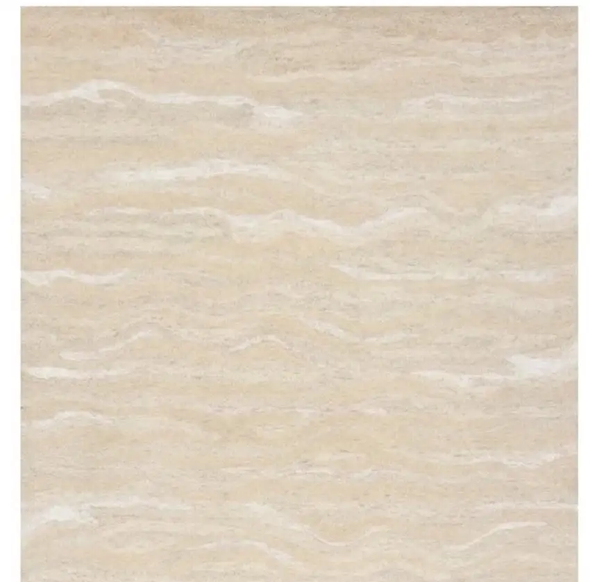 Beige And Ivory Abstract Hand Tufted Area Rug Photo 4