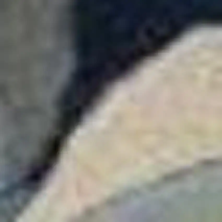 Ivory Blue And Green Wool Tropical Botanical Hand Tufted Area Rug Photo 3