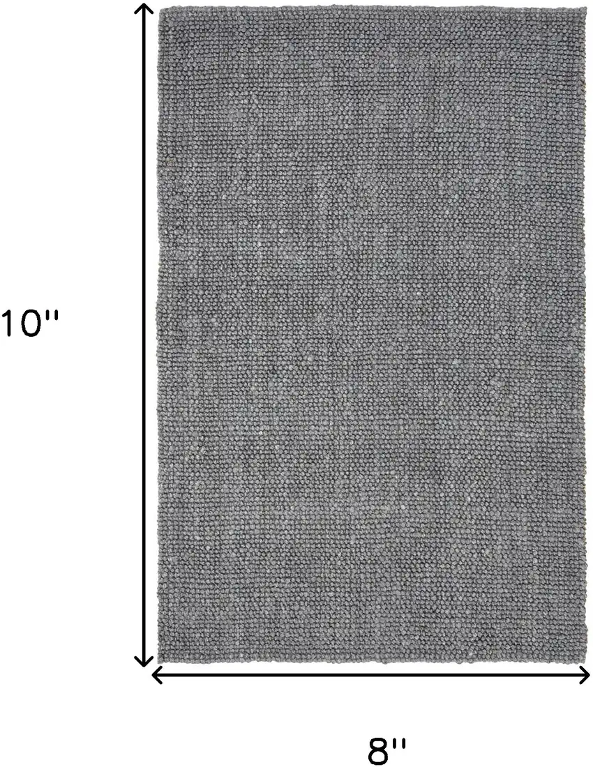 Ivory Hand Woven Area Rug Photo 5