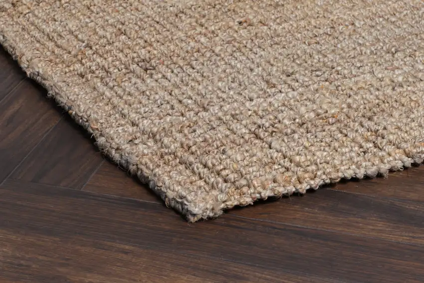 Ivory Hand Woven Area Rug Photo 6