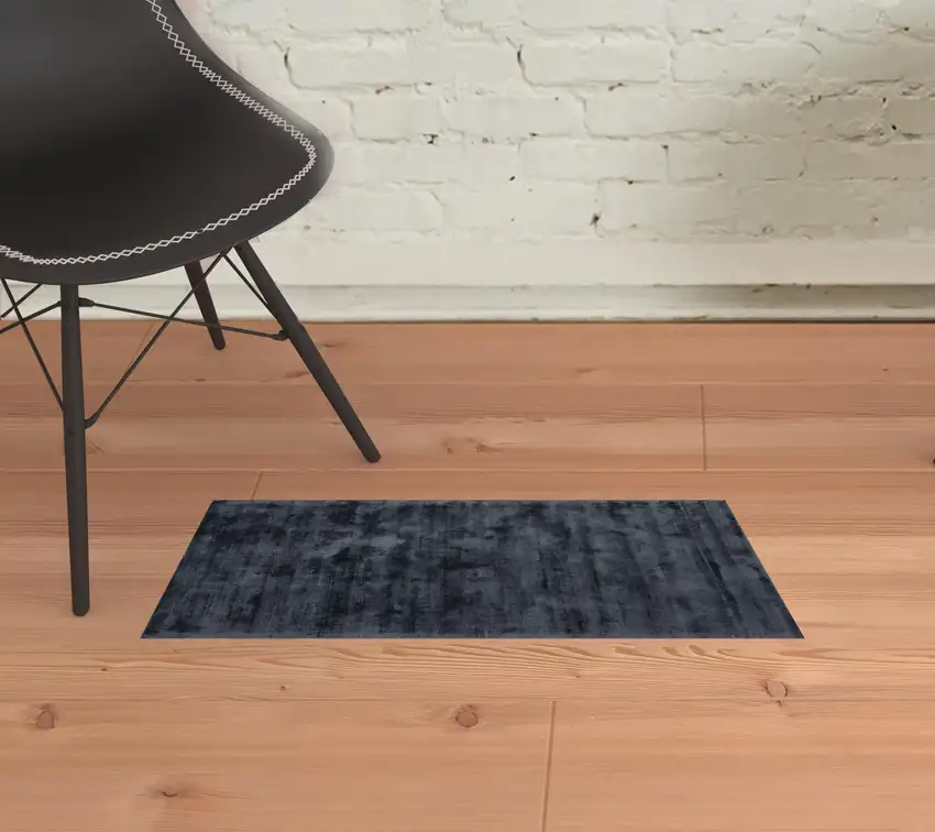 Ivory Hand Woven Distressed Area Rug Photo 2