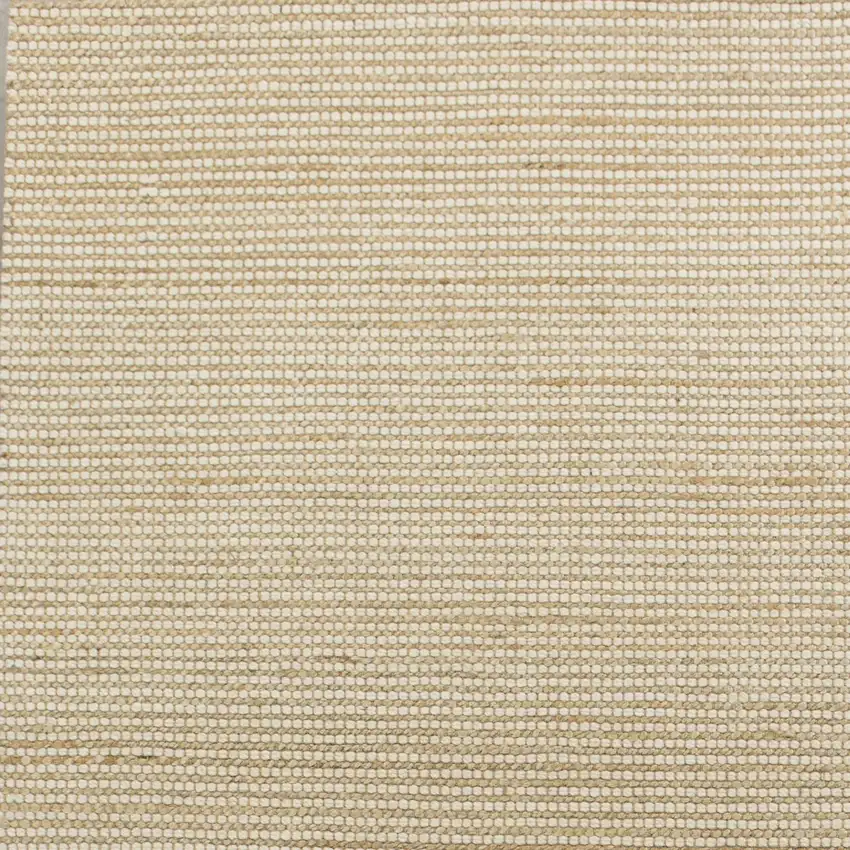 Ivory Hand Woven Jute And Wool Indoor Area Rug Photo 2