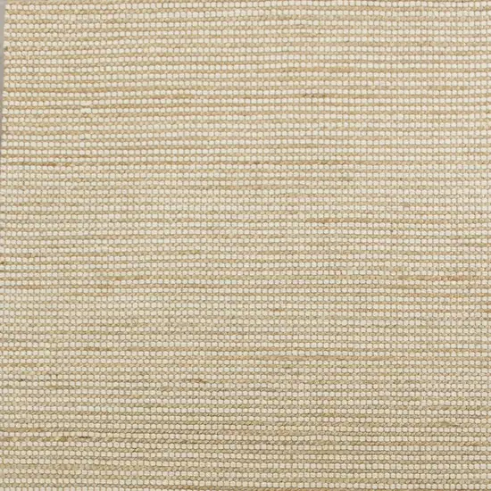 Ivory Hand Woven Jute And Wool Indoor Area Rug Photo 2