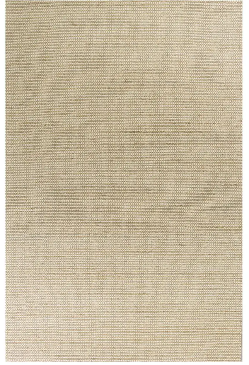 Ivory Hand Woven Wool And Jute Indoor Area Rug Photo 2