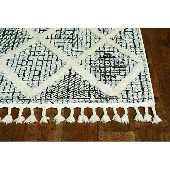Ivory Hand Woven Wool And Jute Indoor Area Rug Photo 4