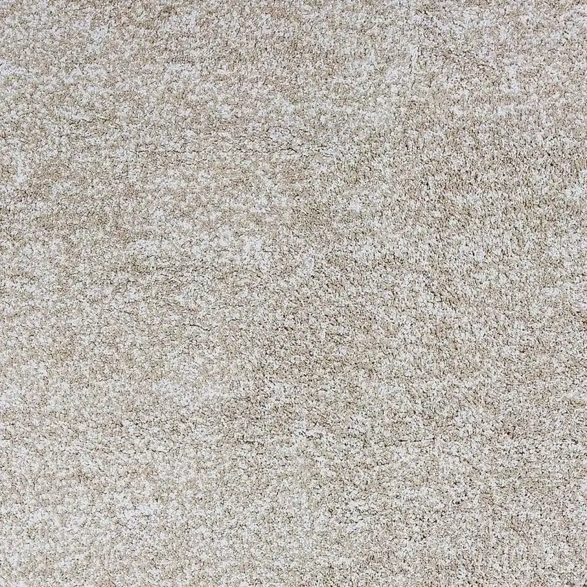 Ivory Shag Hand Woven Area Rug Photo 4