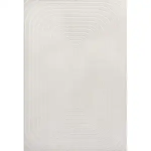 Photo of Ivory Indoor Outdoor Area Rug