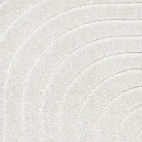 Ivory Indoor Outdoor Area Rug Photo 2