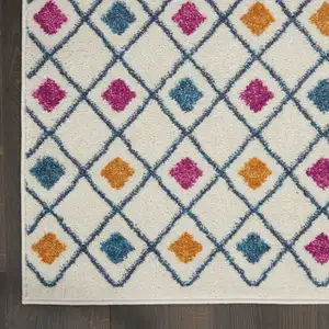 Photo of Ivory Jewels Geometric Area Rug