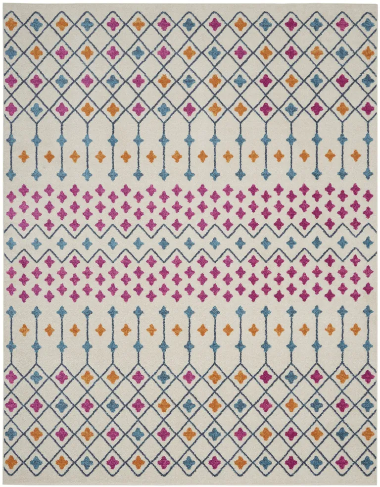 Ivory Jewels Geometric Area Rug Photo 2