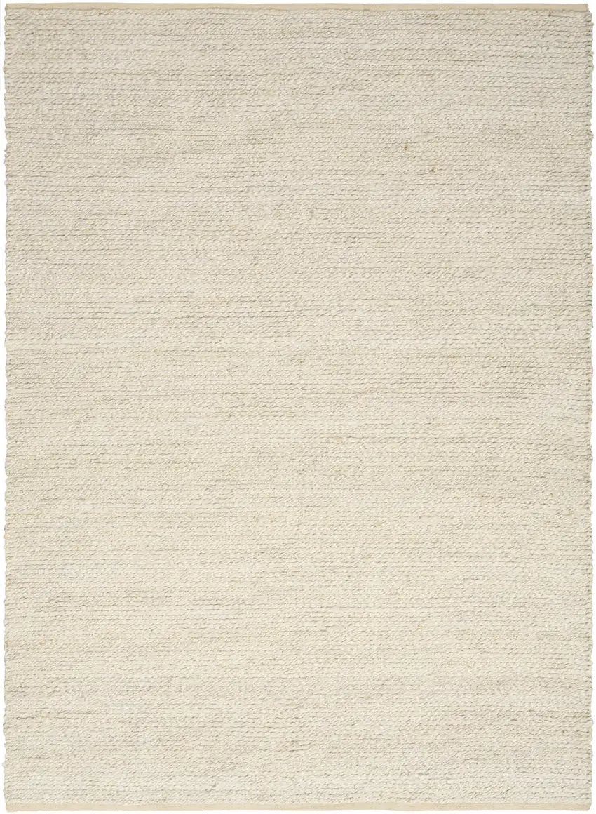 Ivory Jute Hand Woven Area Rug Photo 2