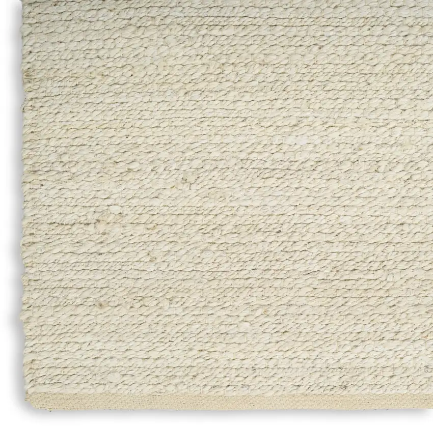 Ivory Jute Hand Woven Area Rug Photo 6