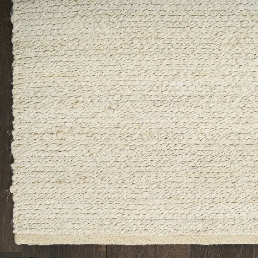 Ivory Jute Hand Woven Area Rug Photo 9