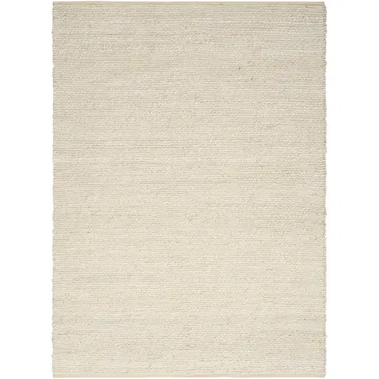 Ivory Jute Hand Woven Area Rug Photo 5